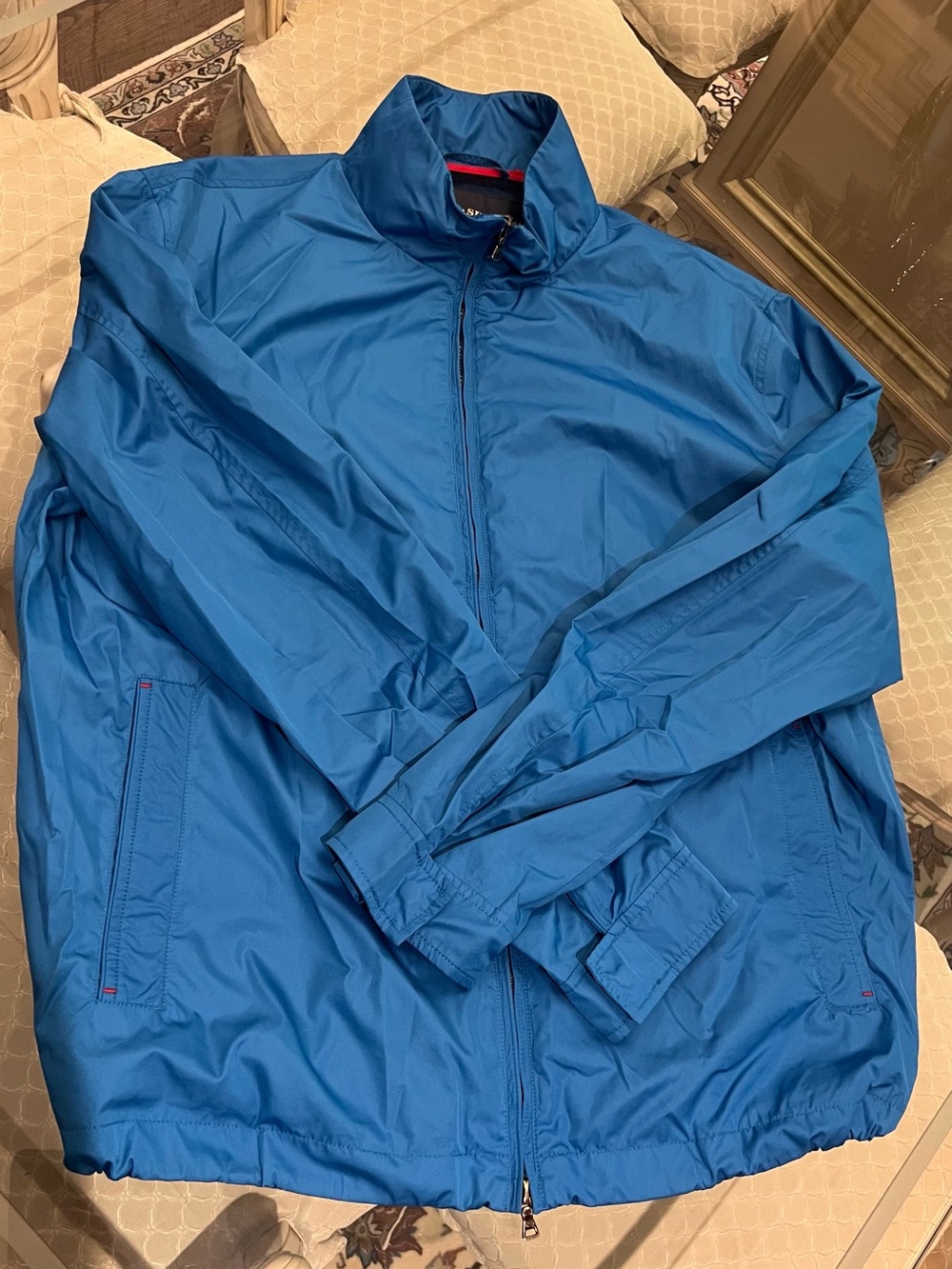 Paul & Shark Men's Bright Blue Windbreaker Jacket